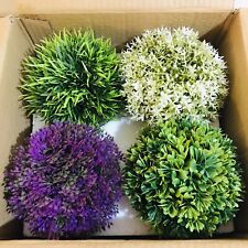 CEWOR 4 pacotes mini plantas de plástico artificial arbustos topiários plantas falsas para sala comprar usado  Enviando para Brazil