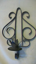 wrought iron wall candle holder for sale  Shipping to Ireland