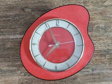 Péndulo Reloj Formica VEDETTE Rojo 1960 Licencia Ato Movimiento De'Original segunda mano  Embacar hacia Argentina
