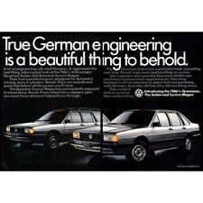 1986 VW Volkswagen Quantum Seden Syncro Wagon 2 páginas impressão vintage anúncio arte de parede comprar usado  Enviando para Brazil