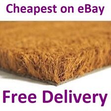 Used, Heavy Duty Natural Coconut COIR Foyer Lobby Reception Entrance Door Mat Matting for sale  Shipping to South Africa