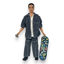 Usado, Boneca articulada Flavas Liam 12" hip hop skatista com cabelo flocado pequena HTF comprar usado  Enviando para Brazil