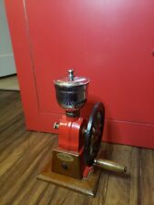 Used, Vintage Mr. Dudley International Red Cast Iron Coffee Grinder for sale  Shipping to South Africa