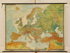 Schul wandkarte europa gebraucht kaufen  Sielow
