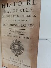 1752 Histoire Naturelle Generale Et Particular Vol. 5 Anatomia Francesa Ilustrada, usado comprar usado  Enviando para Brazil