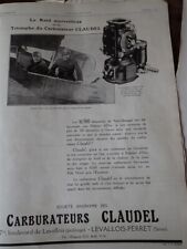 Claudel carburateur type d'occasion  Saint-Nazaire
