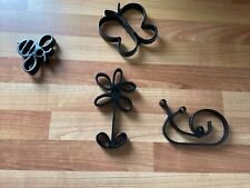 X4 Recycled Metal Insects &flower /Heavy Duty Iron Wall Hanging garden Art Decor for sale  Shipping to South Africa