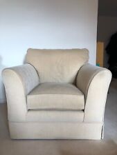 Cream armchair used for sale  LONDON