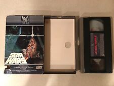 Star Wars (VHS, 1982, caixa de gaveta 20th Century Fox) Mark Hamill, Harrison Ford, usado comprar usado  Enviando para Brazil