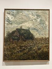 Pintura grande óleo sobre lienzo finales del siglo XX moda de Vincent Van Gogh segunda mano  Embacar hacia Argentina