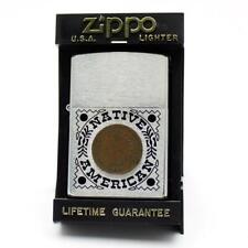 Used, Vintage 1996 Zippo Lighter Native American Indian Head Cent Mint in Box for sale  Annandale
