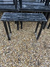 Metal black benches for sale  HEATHFIELD