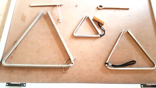 Set steel triangles for sale  LLANDUDNO