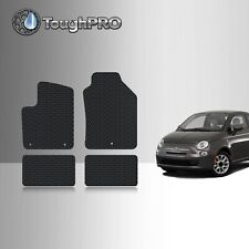 Tapetes de assoalho ToughPRO preto para Fiat 500 All Weather ajuste personalizado 2012-2019, usado comprar usado  Enviando para Brazil