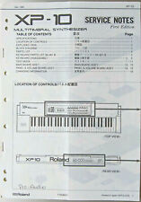 Roland XP-10 sintetizador estación de trabajo de música teclado manual de servicio original libro, usado segunda mano  Embacar hacia Argentina