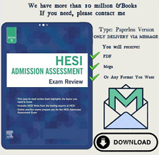 Revisão do exame de avaliação de admissão por HESI, usado comprar usado  Enviando para Brazil