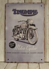 Triumph motorcycles tin for sale  Hilton Head Island