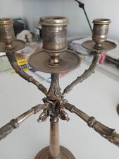 Coppia candelabri argento usato  Cagliari