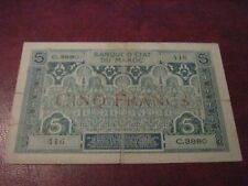 Billet maroc 1924 d'occasion  Foix
