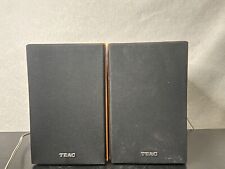 TEAC LS-MC80 Pair of Bookshelf Speakers Woodgrain EUC! Tested Working for sale  Shipping to South Africa