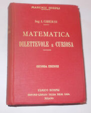 Matematica dilettevole curiosa usato  Roma