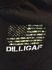 Vintage Black BOHICA BILL DILLIGAF Brothers Lost Thank You T-Shirt Med. for sale  Shipping to South Africa