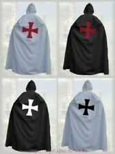 Medievale Romana Costantinopoli Crusader Knights Mantello Templar Larp Costume segunda mano  Embacar hacia Argentina