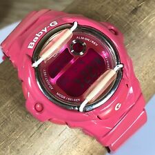 Relógio Casio Feminino Baby-G Alarme Mostrador Digital Pulseira Rosa Quente BG169R B-G comprar usado  Enviando para Brazil