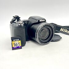 Cámara digital Nikon Coolpix L330 20,2 MP 26X zoom óptico ancho con tarjeta SD de 16 GB segunda mano  Embacar hacia Argentina