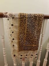 Leopard print scarf for sale  SOUTH CROYDON