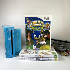 Console Nintendo Wii azul edição especial | AUS PAL | Inclui 3 jogos comprar usado  Enviando para Brazil