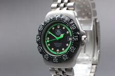 Usado, [N COMO NUEVO] Reloj para hombre Tag Heuer Formula 1 WA1215 esfera verde banda S.S 200 m día Qz segunda mano  Embacar hacia Argentina