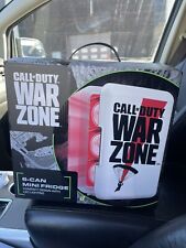 Call of Duty War Zone logotipo 6 latas blanco mini refrigerador refrigerador luz LED enfriador segunda mano  Embacar hacia Mexico