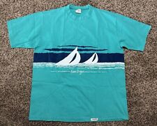 Camiseta Vintage Crazy Shirts Havaí San Diego Veleiro Anos 80 Estampa Envoltório -L-, usado comprar usado  Enviando para Brazil