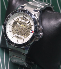 Usado, Relógio de pulso masculino Tommy Hilfiger #luxo automático mostrador esqueleto moldura rotativa comprar usado  Enviando para Brazil