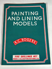 1968 folleto hobby pintura modelos de revestimiento materiales técnicas revestimiento letras segunda mano  Embacar hacia Mexico