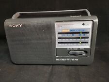 Usado, Rádio/funcionamento portátil Sony ICF-36 preto clima/TV/FM/AM 4 bandas comprar usado  Enviando para Brazil