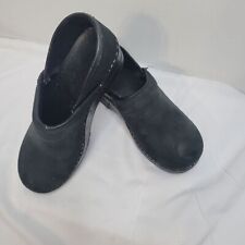 dansko professional clog black oiled women's EU size 35 US 4.5-5 pre owned  for sale  Shipping to South Africa