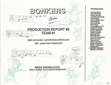 Desenho de animação BONKERS produção Disney do anime Animators Estate 2-3 comprar usado  Enviando para Brazil