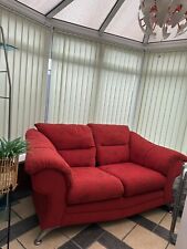 Red seater sofa for sale  COVENTRY