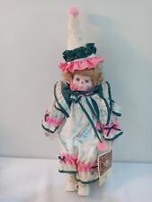 Dynasty Doll Collection Jenny Clown Porcelain  for sale  Shipping to South Africa
