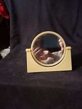 Vintage Retro  Swivel Bathroom Vanity  Mirror  Ivory/tan for sale  Shipping to South Africa