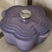 Creuset cocotte fleur for sale  Shipping to Ireland