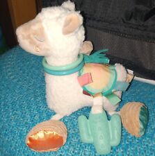 Mordedor de bebê assento de carro chocalho brinquedo Itzy Ritzy borracha natural lhama boho, usado comprar usado  Enviando para Brazil
