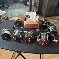 Lot Of 7 Vintage Penn Peer No 209 Level Wind Casting Saltwater Fishing Rees Work for sale  Shipping to South Africa