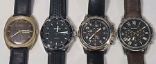 Men's Watch Lot of 4 Fossil Watches Big Bold Statement Watches Need Batteries  for sale  Shipping to South Africa
