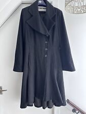 Topshop black wool for sale  GALSTON