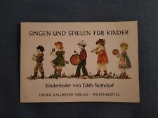 Kinderlieder nothdorf noten gebraucht kaufen  Hamburg