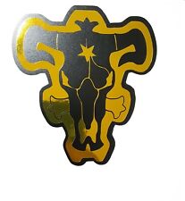Adesivo de vinil holográfico logotipo Black Clover Bulls! Janelas à prova d'água! comprar usado  Enviando para Brazil