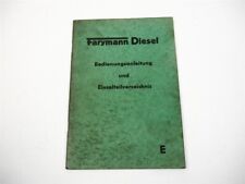 Farymann dieselmotor bedienung gebraucht kaufen  Merseburg